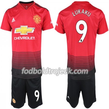 Manchester United Lukaku 9 Børn Hjemme 2018/19 - Fodboldtrøjer(S/S)